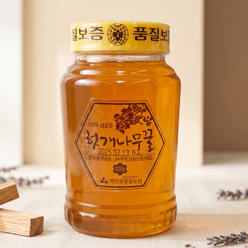 헛개나무꿀 1.2kg (100%숙성생꿀) 26년 햇꿀