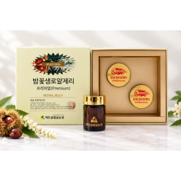 [국내산] 밤꽃생로얄제리프리미엄50gx2병(선물용 박스포장)