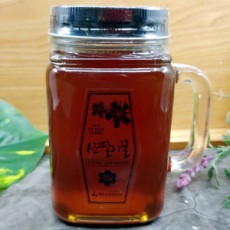 산딸기 핸들컵꿀 550g (100%숙성생꿀)